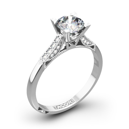 Tacori 2586RD Simply Tacori Pave Diamond Engagement Ring